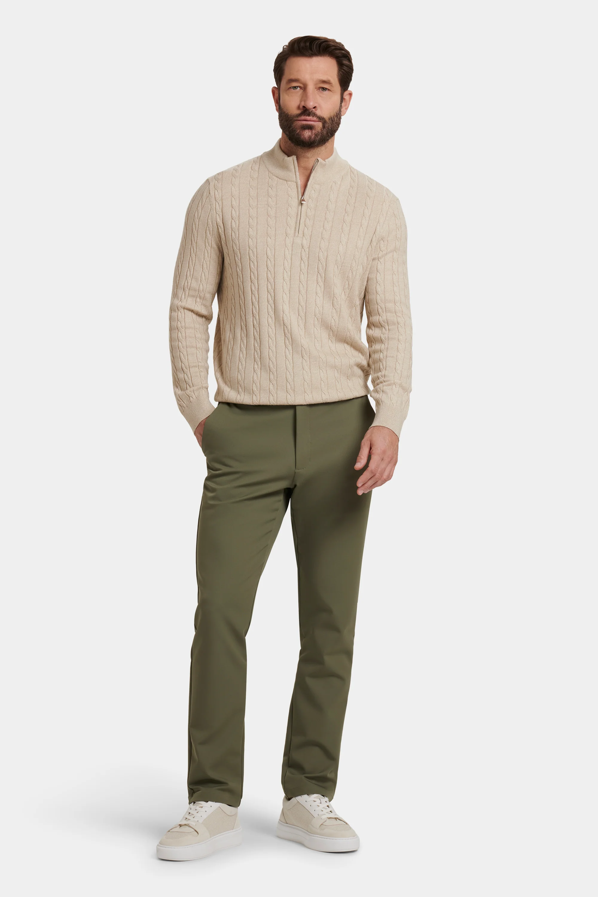 THE ADAMO QUARTER ZIP SWEATER - Image 6